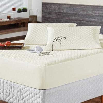 Protetor Colchao Casal Impermeavel Matelado Aquarela 01 Peça - Palha