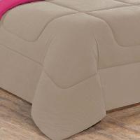 Kit Edredom Malha 100% Algodão Gran Moratta 2 Peças Solteiro - Avelã-pink - 7