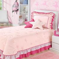 Kit Cobre Leito Com Almofadas Bailarina Solteiro 4 Peças - Pink - 2
