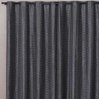 Cortina Blackout Pvc Com Tecido Voil Xadrez 2,80 M X 2,30 M - Preto - 5