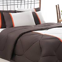 Enxoval Edredom + Jogo De Cama Queen Aconchego Premium 06 Peças - Marrom- Palha - 12