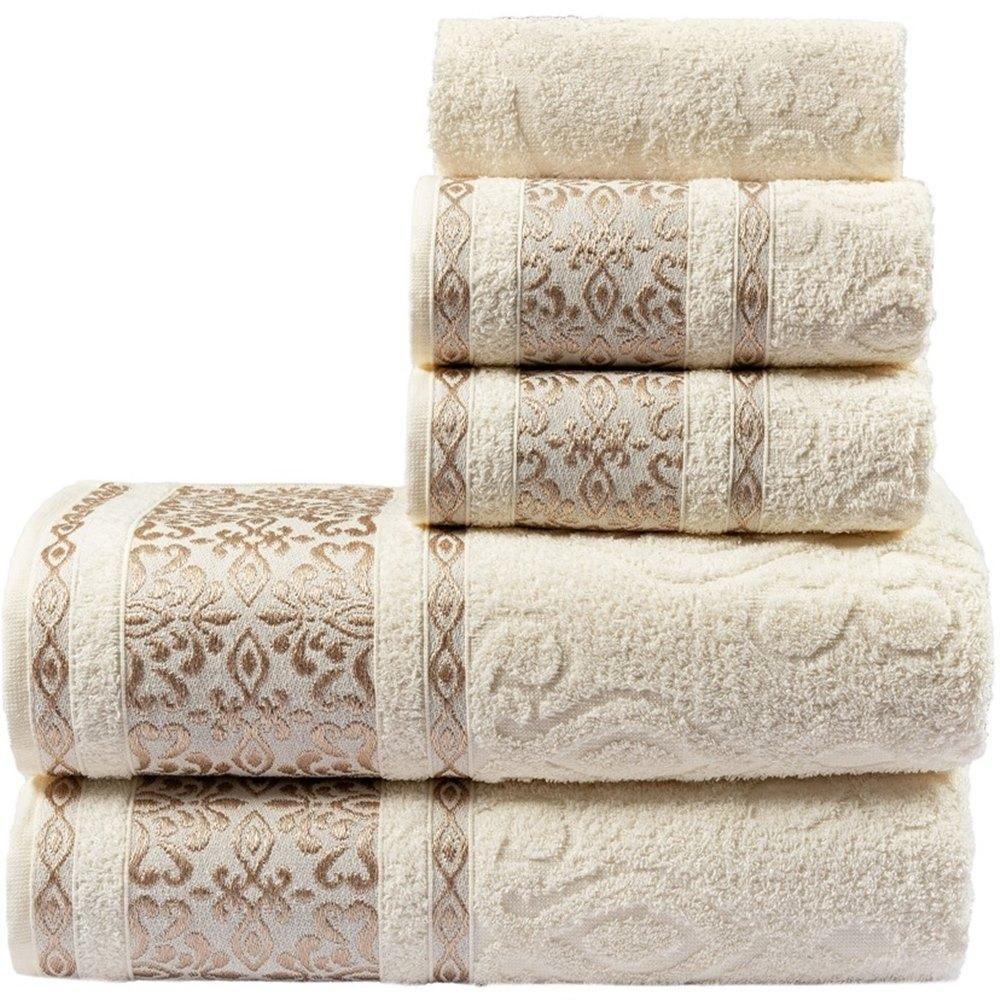 Jogo De Banho Essence 100% Algodão 05 Peças - Pérola - 3