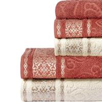 Jogo De Banho Essence 100% Algodão 05 Peças - Terracota-pérola - 3