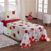 Jogo De Cama Lençol Solteiro Infantil 3 Pecas - Joaninha - 3