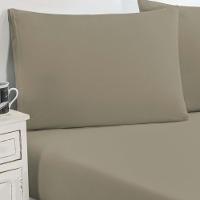 Jogo De Cama Malha Lençol 100% Algodão Gran Moratta 2 Peças Solteiro - Avelã - 2