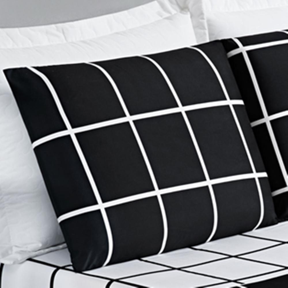 Jogo De Cama Com Lençol De Cima 200 Fios Austin King 04 Peças - Preto - 3