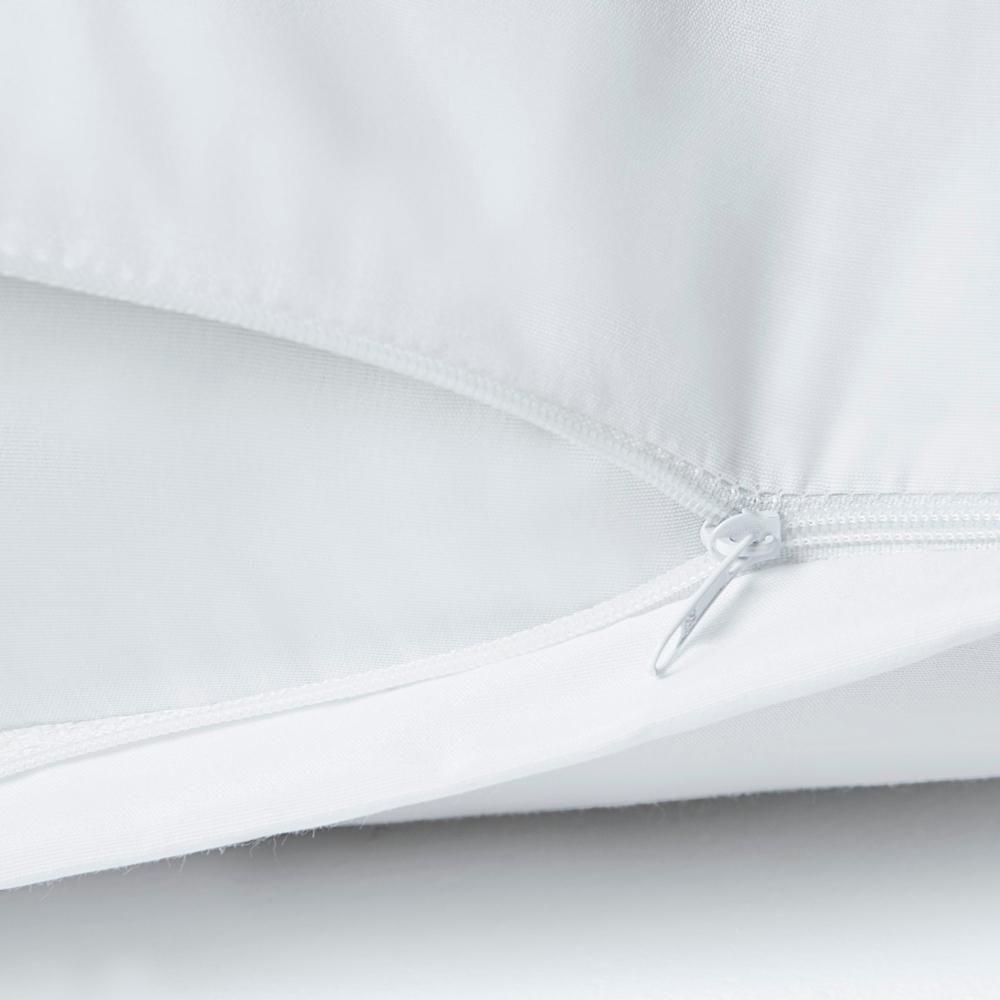 Capa De Travesseiro Para Corpo Xuxão Suavitec Micropercal 200 Fios - Branco - 3