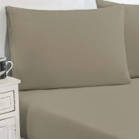 Jogo De Cama Malha Lençol 100% Algodão Gran Moratta 3 Peças King - Avelã - 2