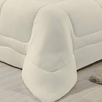 Edredom Dupla Face 100% Algodão Malha Queen Gran Moratta 01 Peça - Palha- Vermelho - 6