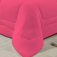 Edredom Dupla Face 100% Algodão Malha King Gran Moratta 01 Peça - Pink- Preto - 8