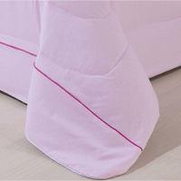 Kit Edredom 100% Algodão Percal 150 Fios Dupla Face King Gran Moratta 3 Peças - Rosa-branco - 9