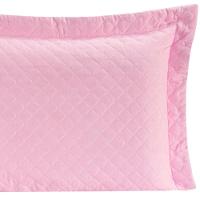 Porta Travesseiro Com Debrum Requinte Liso 01 Peça - Rosa - 3