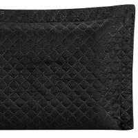 Porta Travesseiro Com Debrum Requinte Liso 01 Peça - Preto - 5