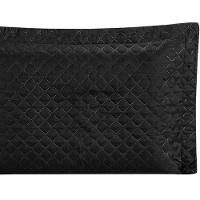 Porta Travesseiro Com Debrum Requinte Liso 01 Peça - Preto - 7