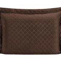 Porta Travesseiro Com Debrum Requinte Liso 01 Peça - Marrom