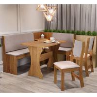 Canto Alemao Vieiro Big 2 Cadeiras Mel/linho Amendoa - 1