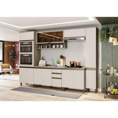 Cozinha Completa Henn Connect 7 Peças Zurich/cinza Bvolt