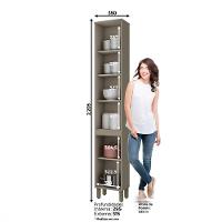 Cozinha Completa Henn Connect 7 Peças Zurich/cinza Bvolt - 5