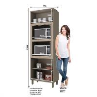 Cozinha Completa Henn Connect 7 Peças Zurich/cinza Bvolt - 9