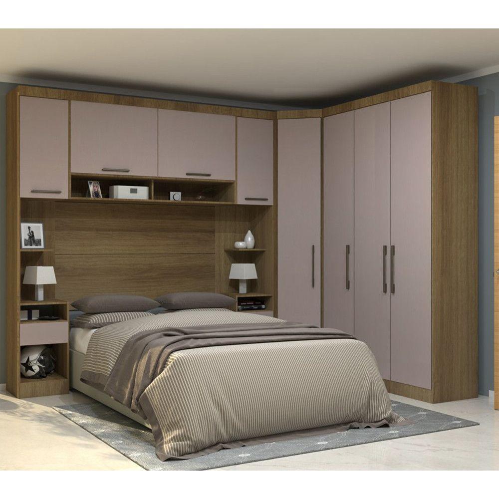 Modulo Ponte Casal Eucamoveis 2 Portas Basculante Avela/cinammon - 2