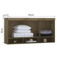 Modulo Ponte Casal Eucamoveis 2 Portas Basculante Avela/cinammon - 3