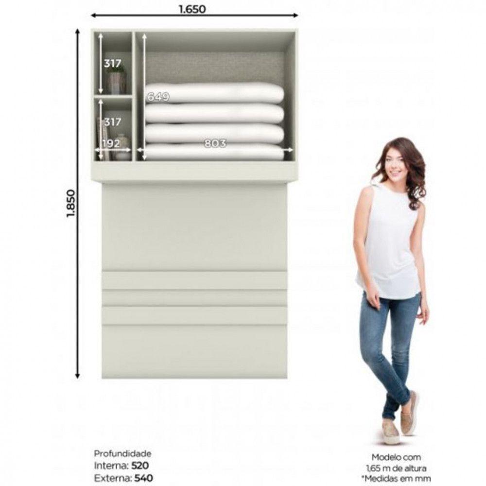 Modulo Henn Seletto 2 Portas Mc12-133 Areia - 2