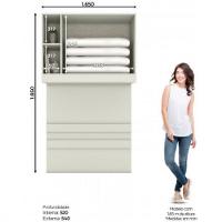 Modulo Henn Seletto 2 Portas Mc12-133 Areia - 2