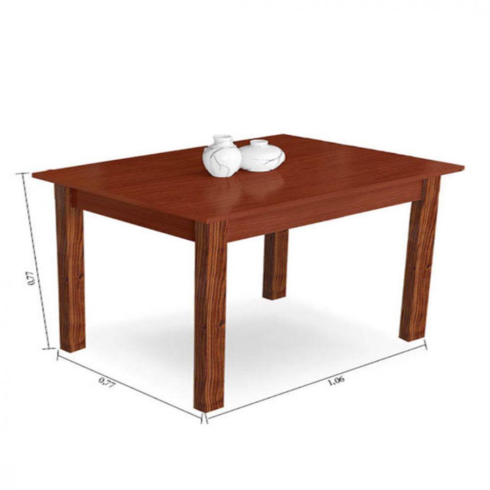 Mesa Arauna Com 4 Cadeiras Primavera Amendoa/Bege - 3