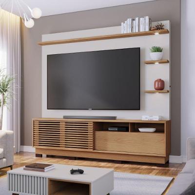 Home Para Tv Colibri Com 1 Porta 1 Gaveta Freijo/off White Matte