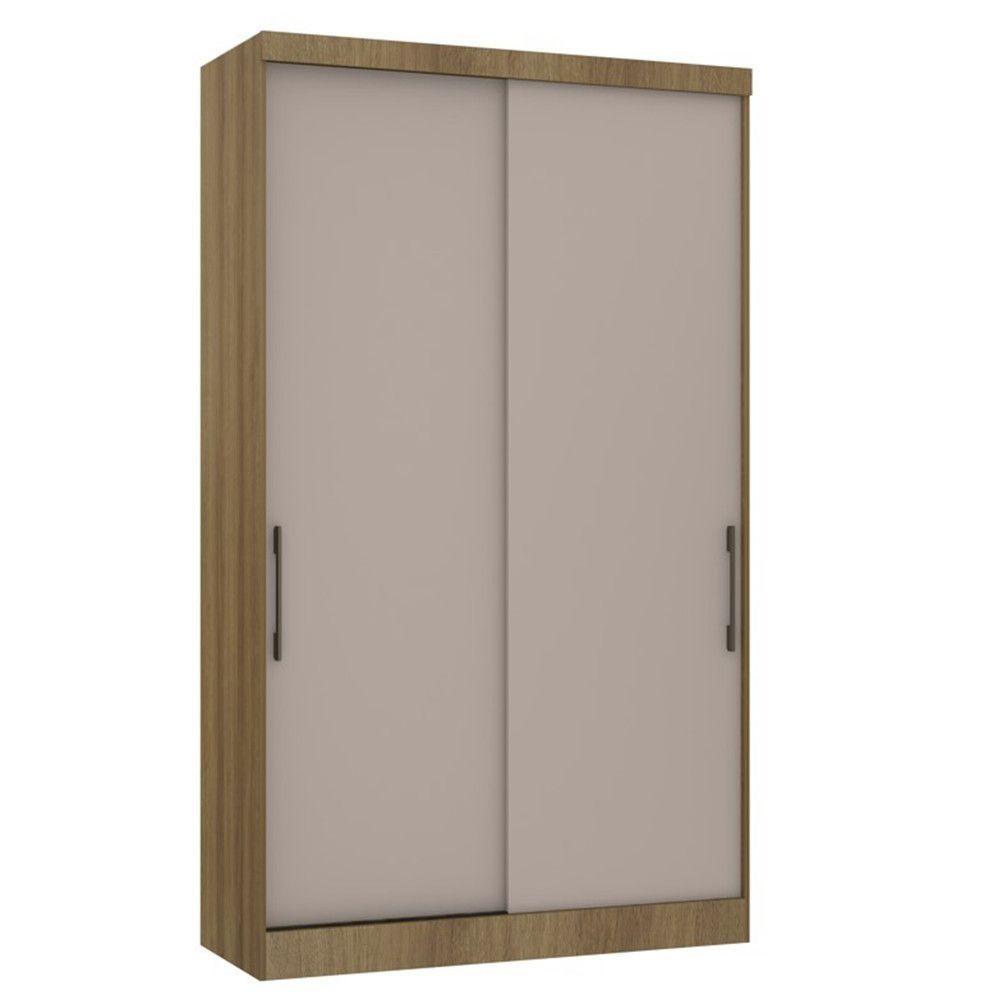 Modulo De Guarda Roupa Paris 2 Portas De Correr 3 Gavetas Avela/cinammon - 1