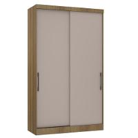 Modulo De Guarda Roupa Paris 2 Portas De Correr 3 Gavetas Avela/cinammon - 1