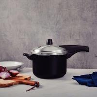 Panela De Pressão Tramontina Vancouver 4,5l Em Alumínio Revestimento Interno E Externo Antiaderente Preto - 2