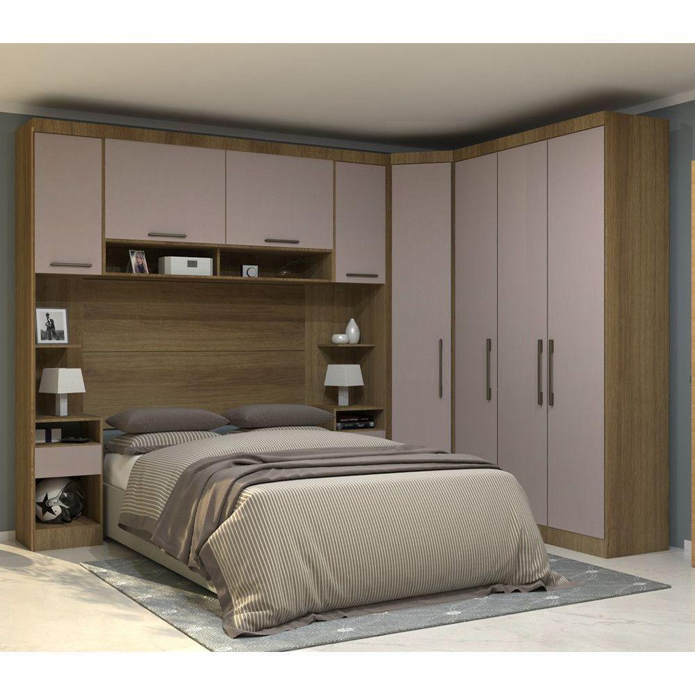 Módulo Guarda Roupa Eucamoveis Paris 2 Portas Avela/cinammon - 2