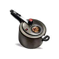 Panela De Pressão Mta 4,5 Litros Antiaderente Com Visor 6000 Grafite - 1