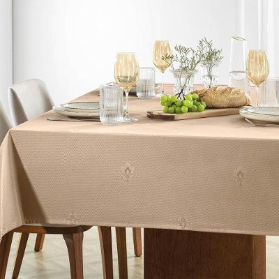 Toalha De Mesa Quadrada Karsten 8 Lugares Celebra Desirée Taupe
