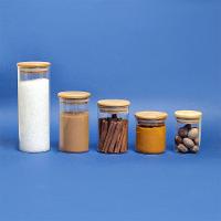 Pote De Vidro Com Tampa De Bambu Oikos 300ml Hermético Redondo - 5