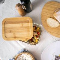 Pote De Vidro Com Tampa De Bambu Oikos 800ml Hermético - 5