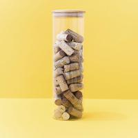 Pote De Vidro Com Tampa De Bambu Oikos 2l Hermético Redondo - 3