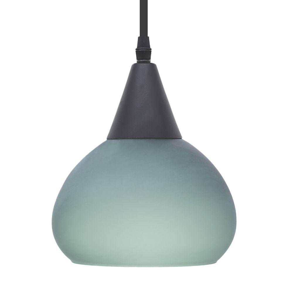 Lustre Pendente Taschibra Td411 E27 Bivolt Preto - 1