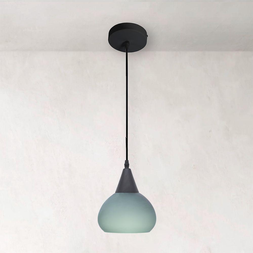 Lustre Pendente Taschibra Td411 E27 Bivolt Preto - 2