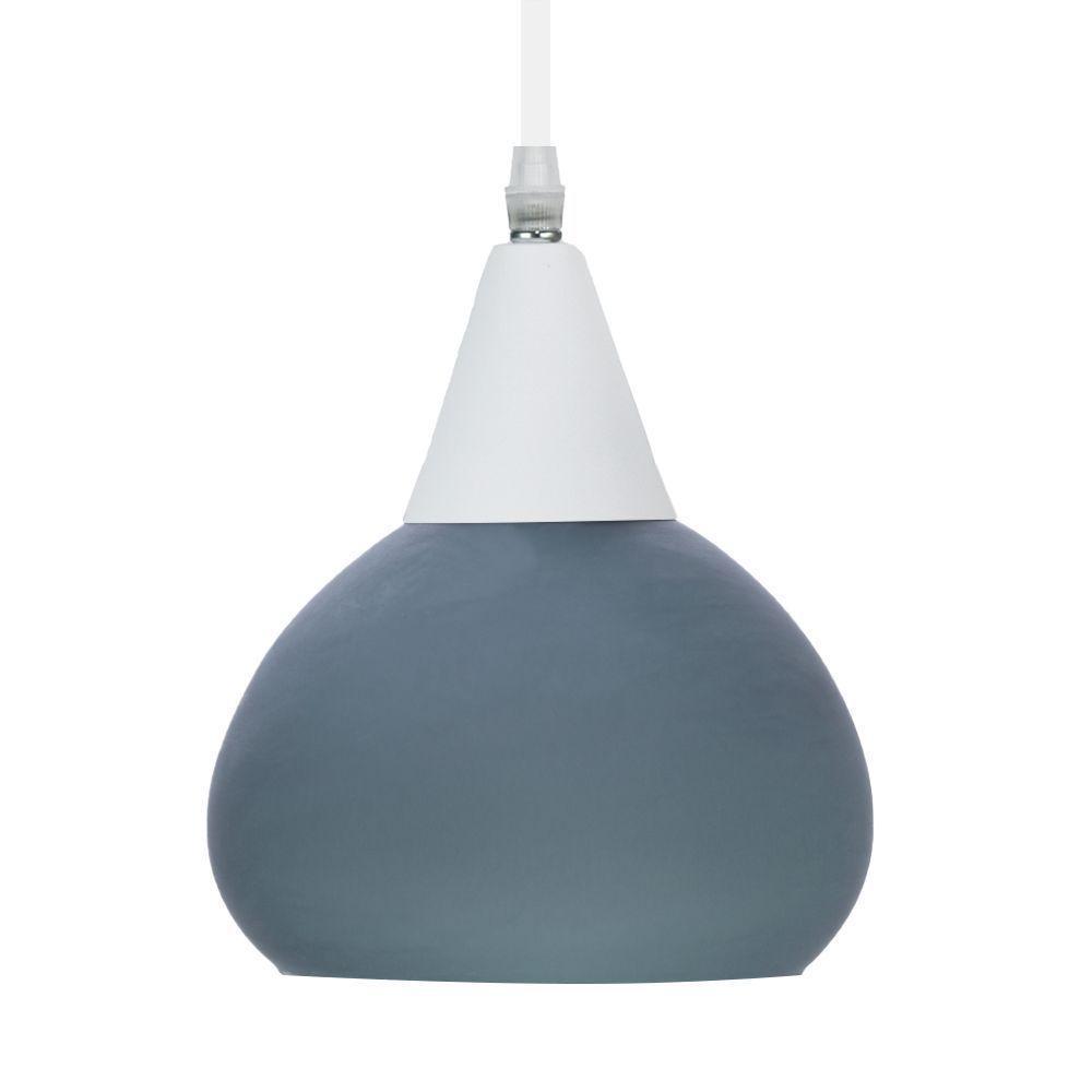 Lustre Pendente Taschibra Td411 E27 Bivolt Branco - 7
