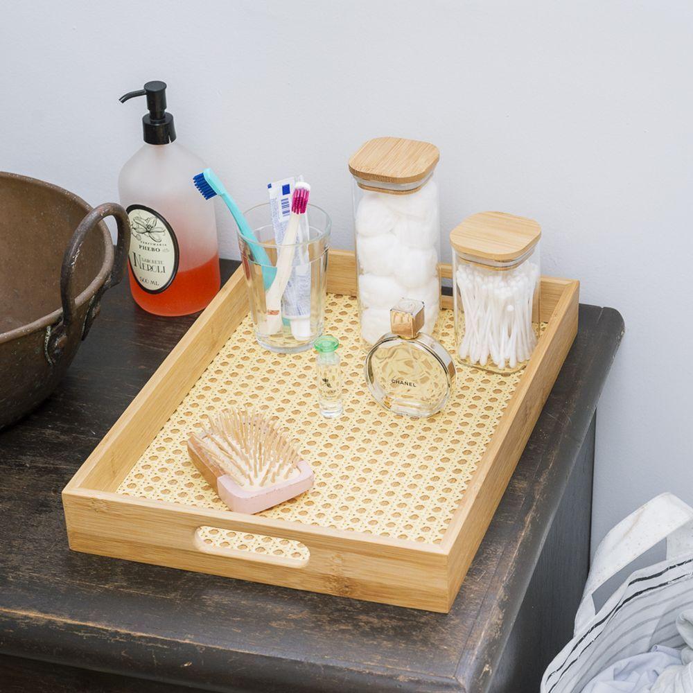 Pote De Vidro Com Tampa De Bambu Oikos 1,9l Hermético Quadrado - 4