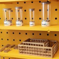 Pote De Vidro Com Tampa De Bambu Oikos 400ml Hermético Redondo Empilhável - 4