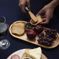 Conjunto 2 Utensílios De Bambu Oikos Para Antepasto Preto - 2