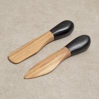 Conjunto 2 Utensílios De Bambu Oikos Para Antepasto Preto - 4