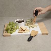 Conjunto 2 Utensílios De Bambu Oikos Para Queijos Preto - 2