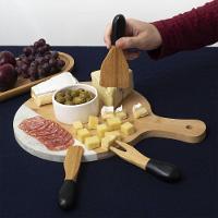 Conjunto 2 Utensílios De Bambu Oikos Para Queijos Preto - 4