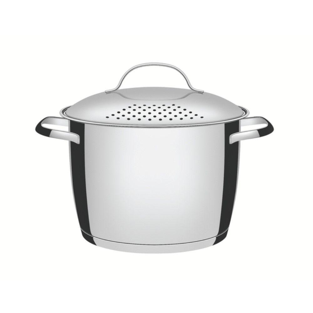 Espagueteira Allegra 20 Cm 4,4 L Em Aço Inox Fundo Triplo - 1