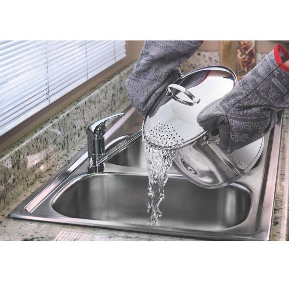 Espagueteira Allegra 20 Cm 4,4 L Em Aço Inox Fundo Triplo - 2