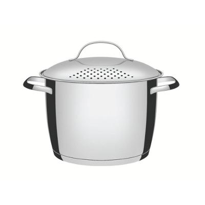 Espagueteira Allegra 20 Cm 4,4 L Em Aço Inox Fundo Triplo